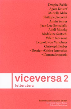 Viceversa 2 letteratura rivista svizzera di scambi lettera